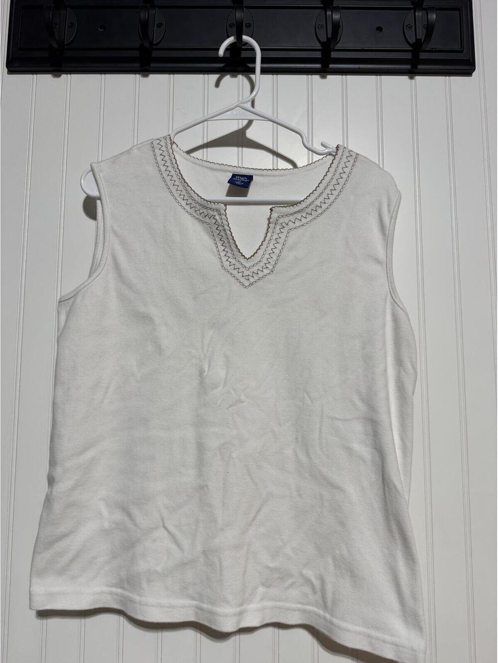 Vintage 90s High Sierra Made in USA Embroidered Tank Top Women's Size XL